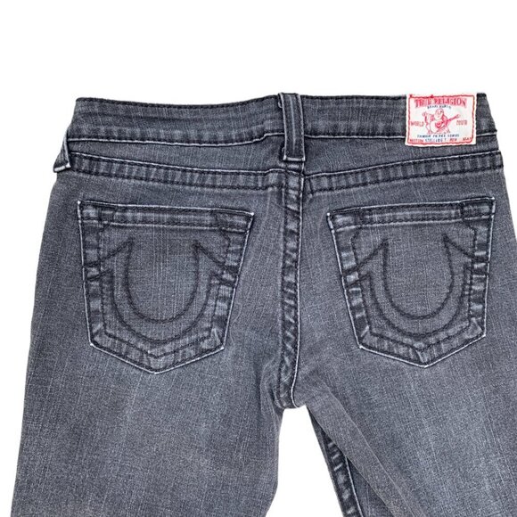 Vintage True Religion Jeans Size 31 STELLA BIG T Gray - Picture 5 of 6